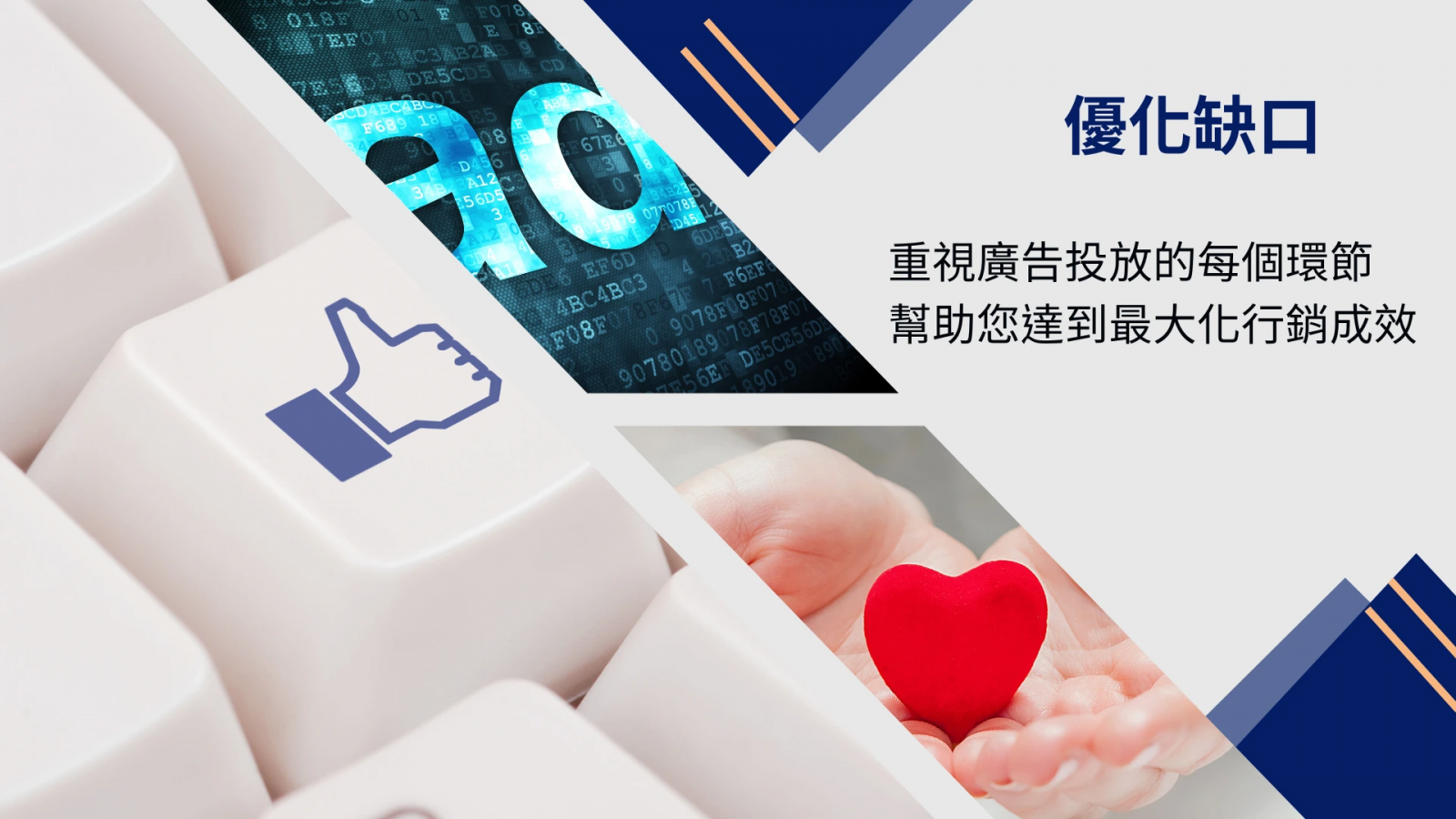 重視廣告投放的每個環節.幫助您達到最大化行銷成效
